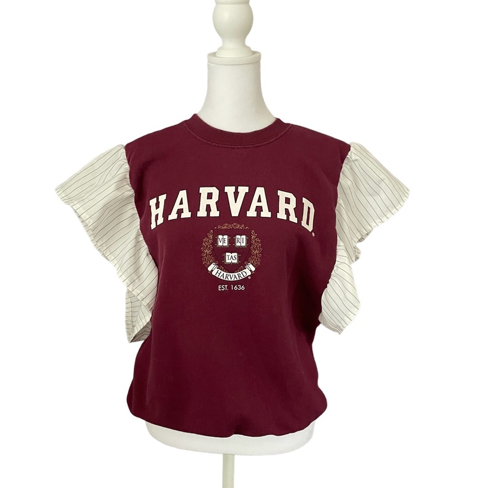 Gildan Heavy Blend Harward with Ruffle Cut Short Sleeve Sweatshirt